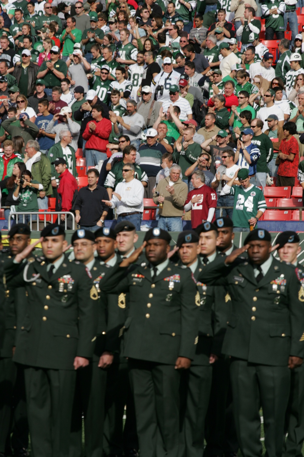 New York Jets Vs Jacksonville Jaguars Military Ceremony