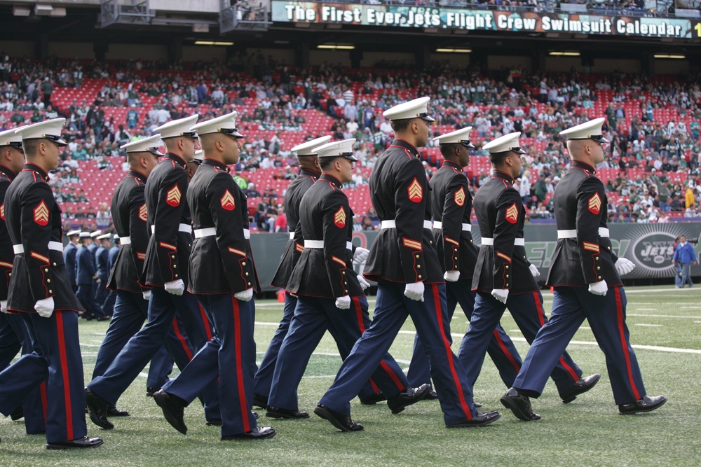 New York Jets Vs Jacksonville Jaguars Military Ceremony