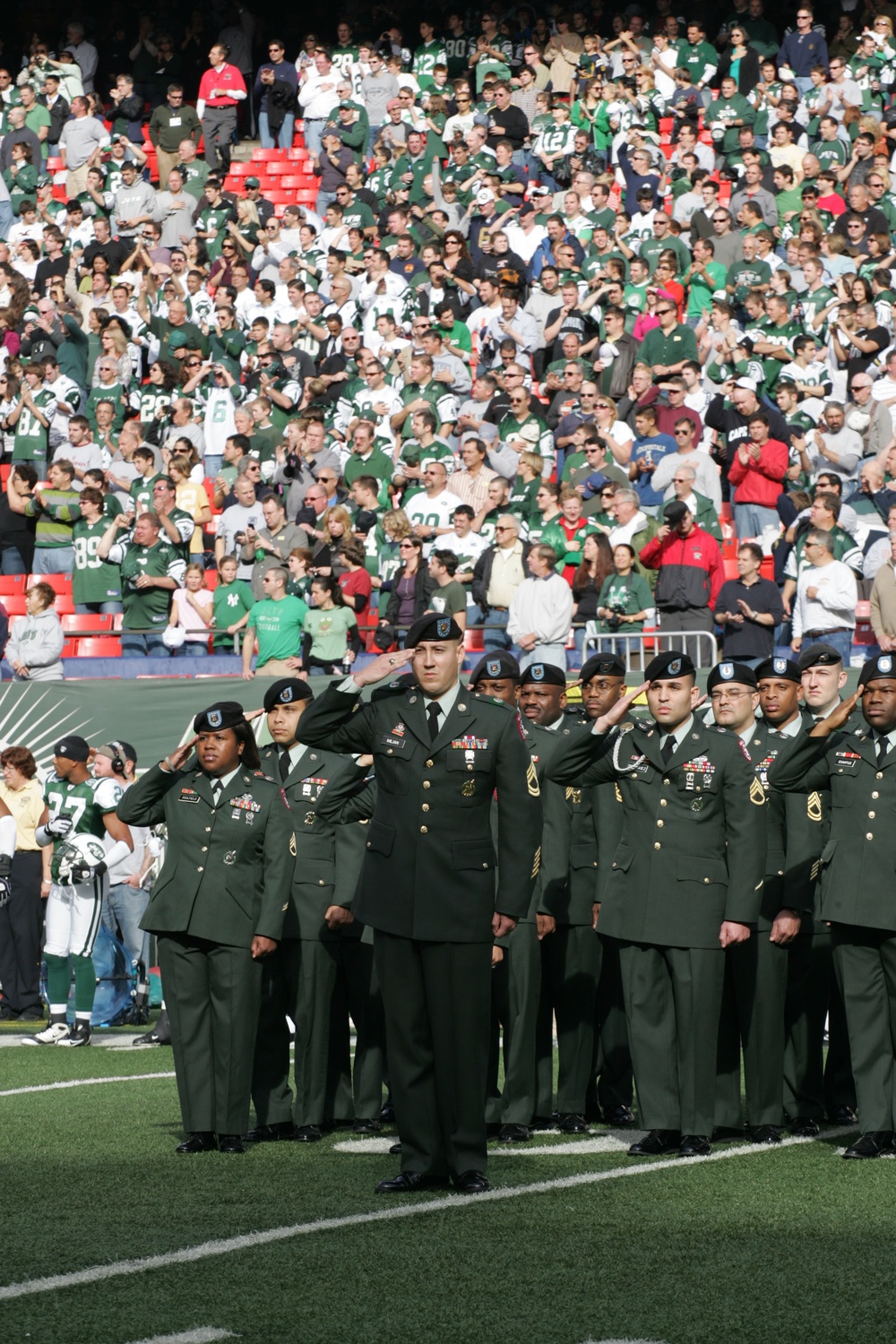 New York Jets Vs Jacksonville Jaguars Military Ceremony