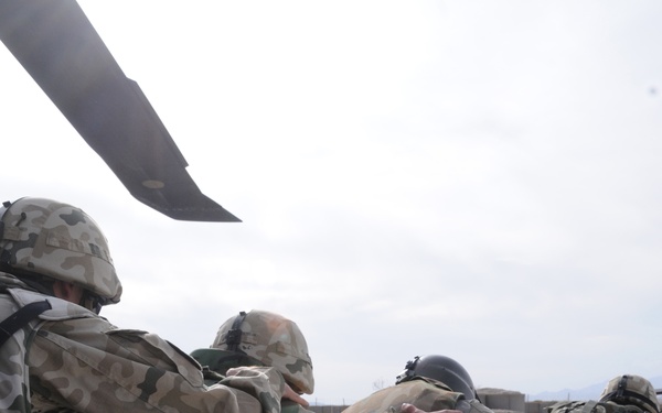 U.S. Medics Train Polish Infantry