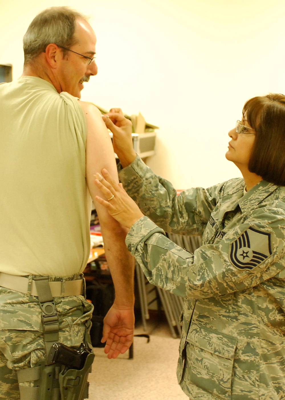 Airmen in Afghanistan stay up-to-date on vaccines