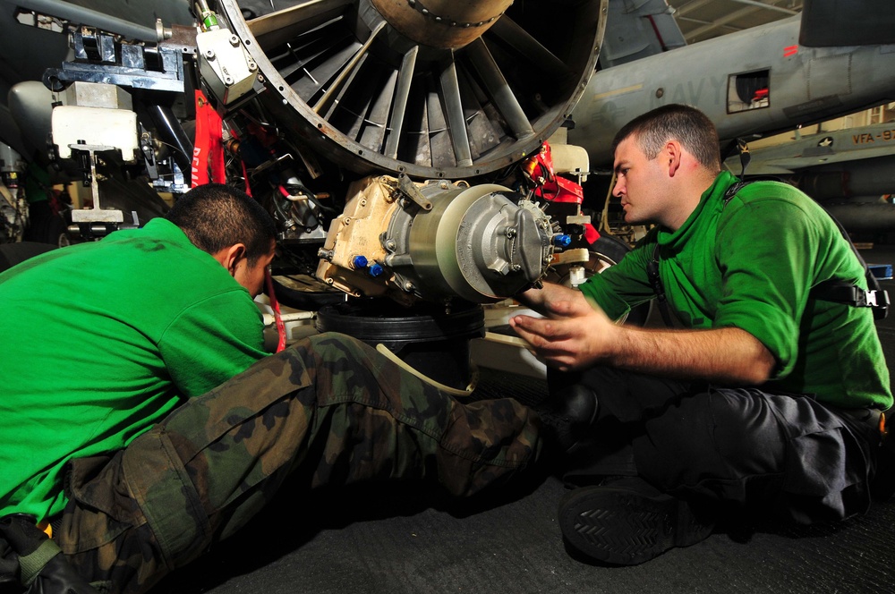 USS Nimitz continues operations