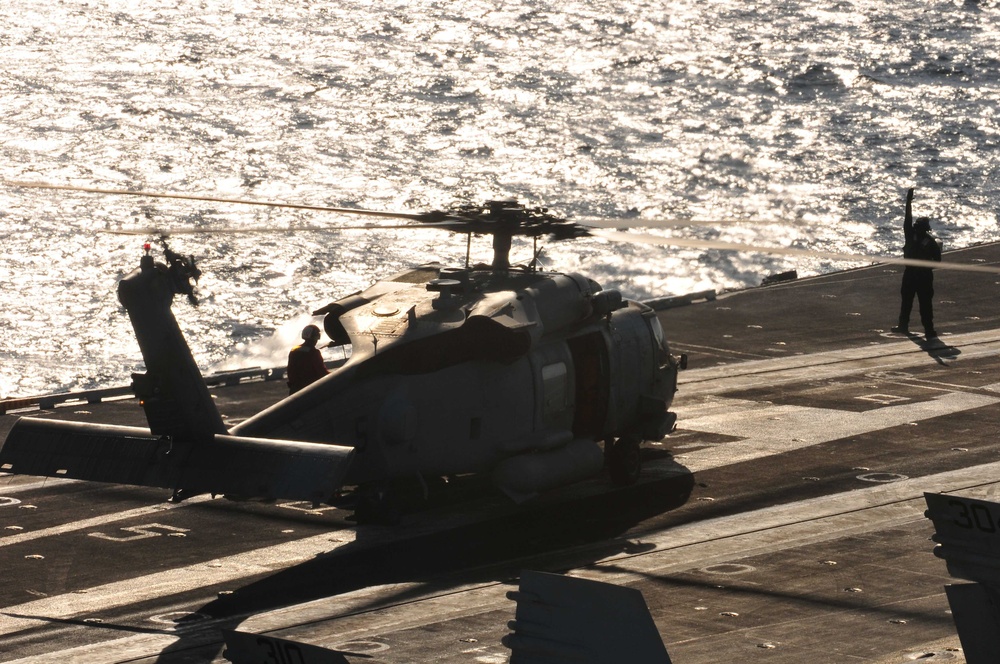 USS Nimitz continues operations