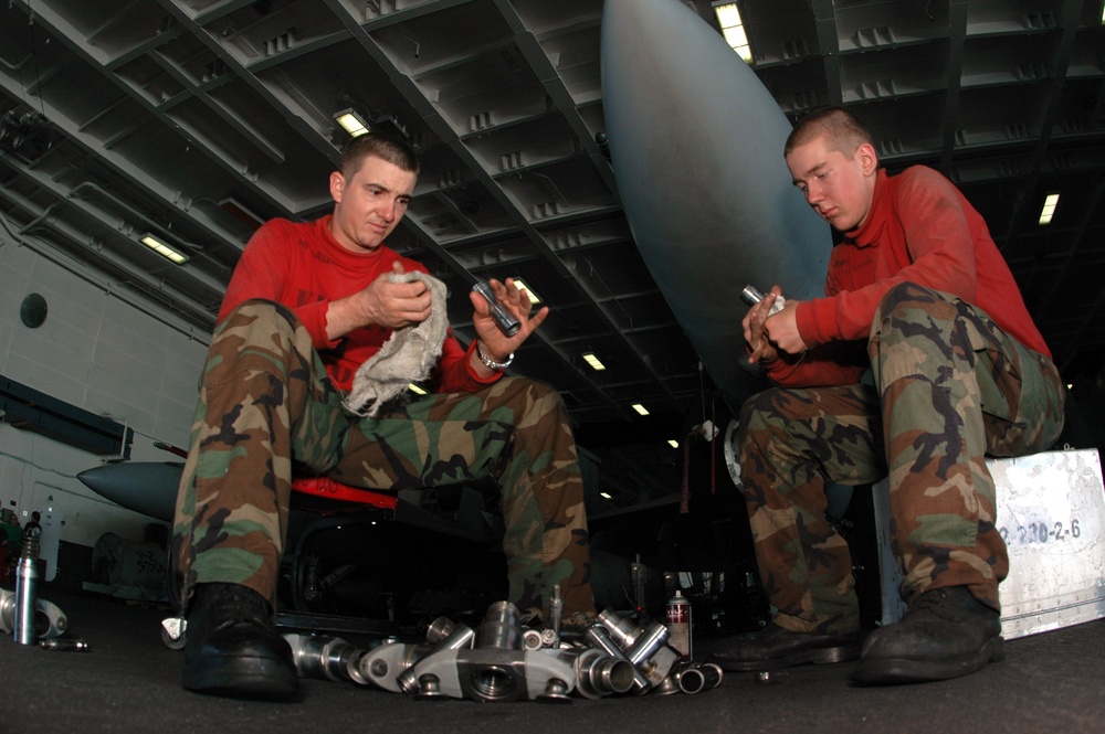 USS Nimitz continues operations