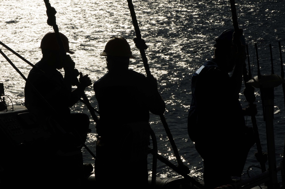 USS Nimitz continues operations