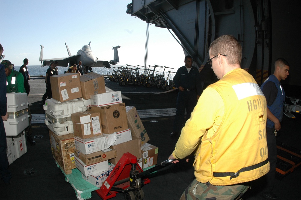 USS Nimitz continues operations