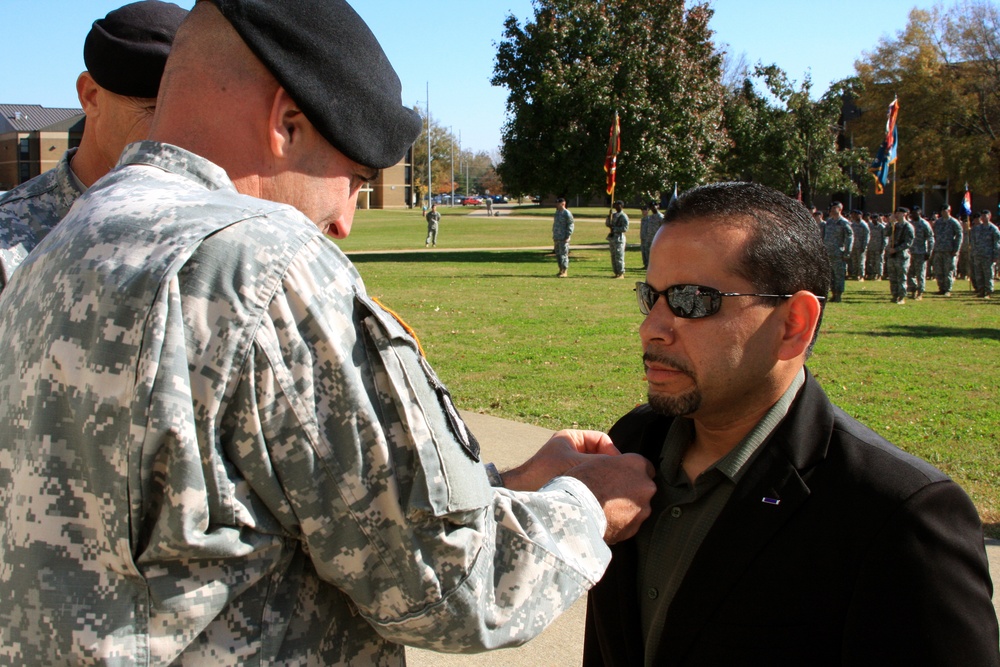 Rodriguez takes on charge as regiment's Honorary Command Sergeant Major