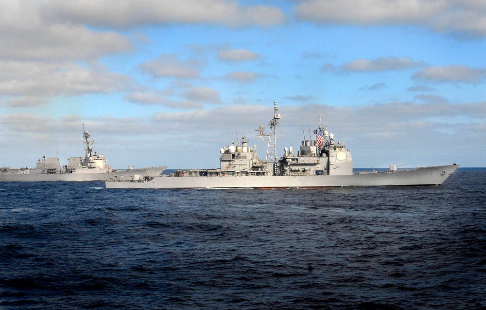 USS John C. Stennis action