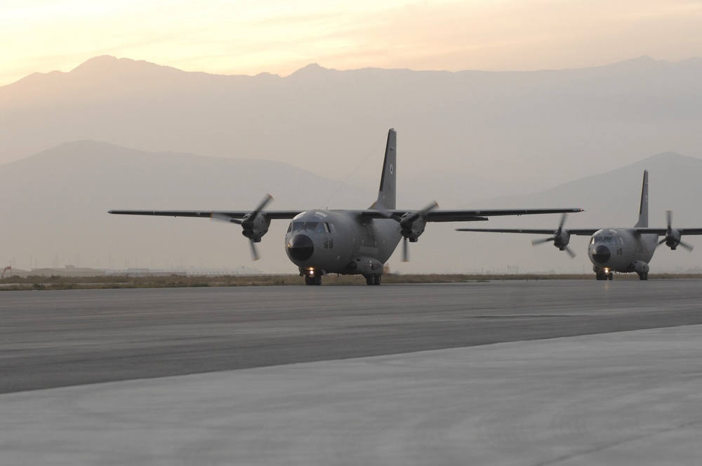 C-27's arrive in Afghanistan