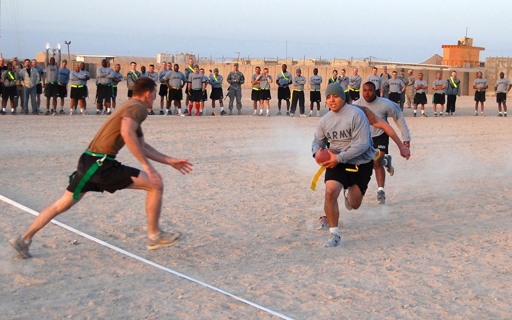 'Desert shoot-out,' rivalry rouses troops: Army takes down Navy, 46-30