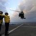 Flight operations conducted aboard USS Blue Ridge