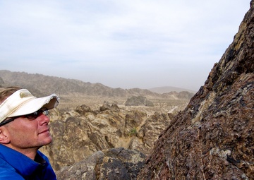 Trooper Seeks Thrills on Cliff Face
