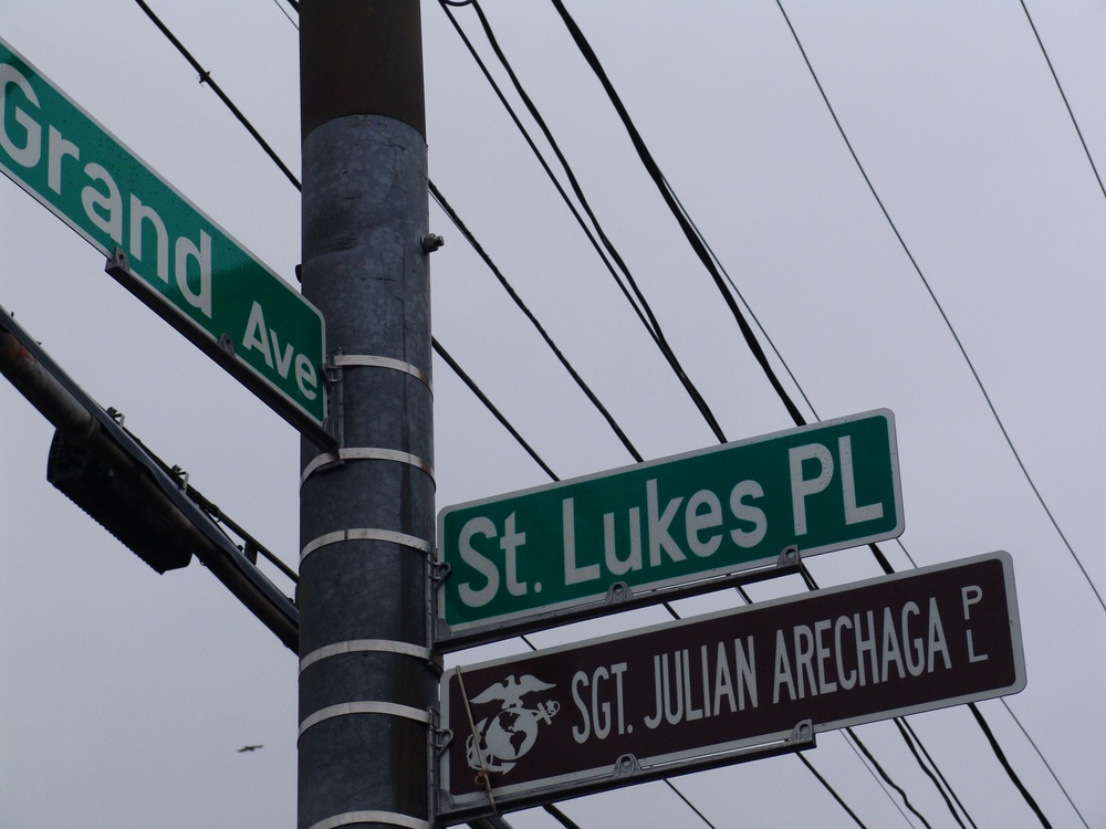 Street Renaming Ceremony in Honor of Sgt. Julian Arechaga