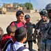 U.S. soldiers visits Iraqi police station