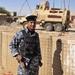 U.S. soldiers visits Iraqi police station