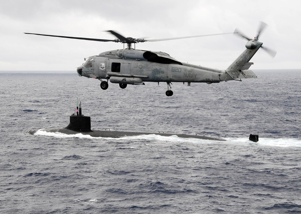 U.S. Navy and Japan Maritime Self-Defense Force Annual Exercise action