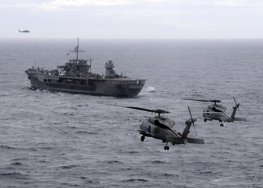 U.S. Navy and Japan Maritime Self-Defense Force Annual Exercise action