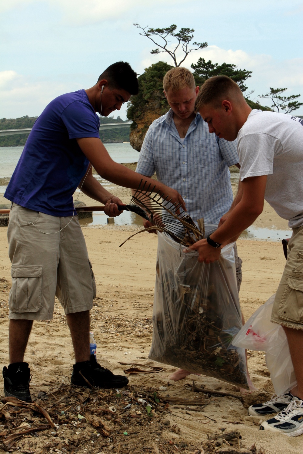 Cleanup in Okinawa