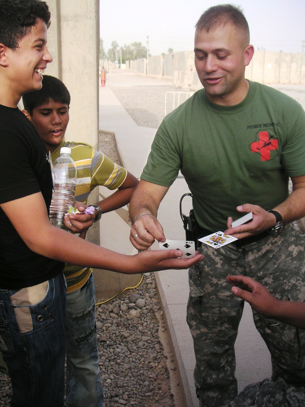 Deployed magician brings laughter, entertainment to Iraq