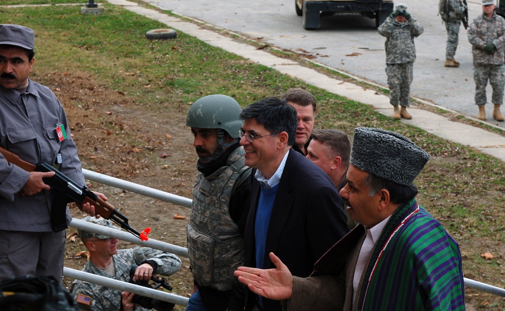 Deputy Secretary of State Jacob Lew visits Muscatatuck Urban Training Center