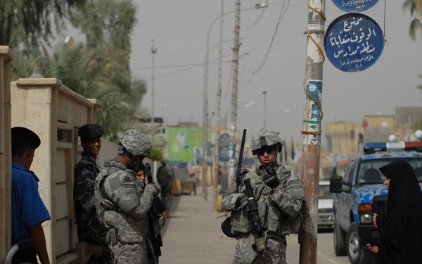 41st IBCT 2/162 Volunteers participate in a multi-agency project