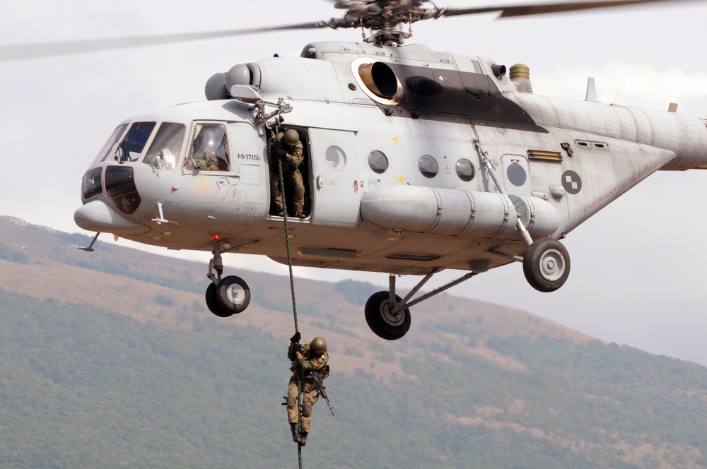 U.S., Croation soldiers train