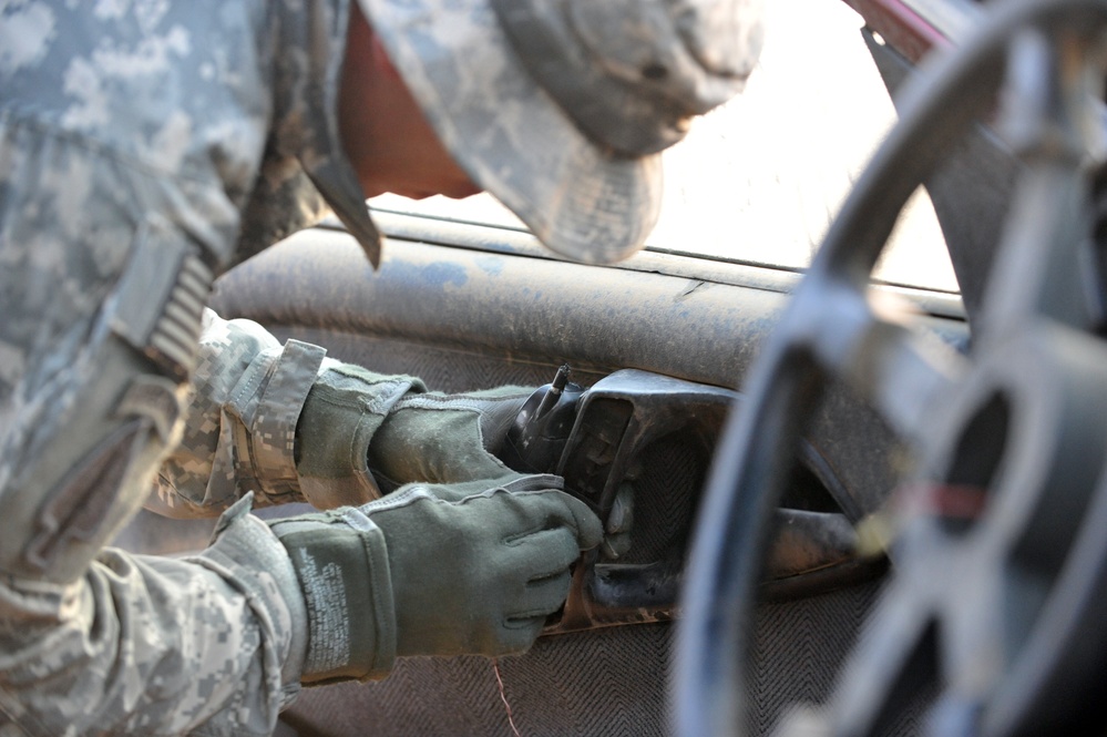 EOD soldiers conduct controlled detonation