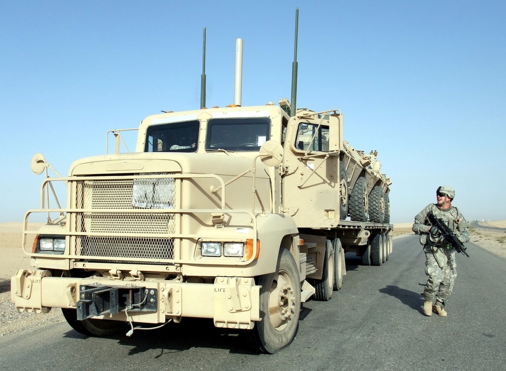Q-West force protection company shows flexibility with convoy escort