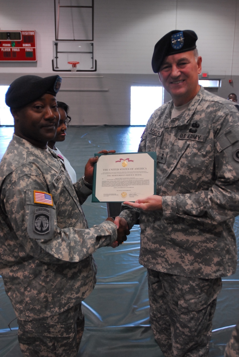 First Theater Sustainment Command retirement ceremony