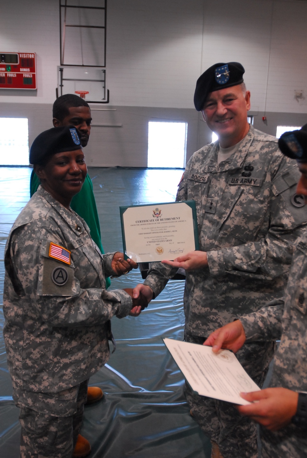 First Theater Sustainment Command retirement ceremony First Theater Sustainment Command retirement ceremony