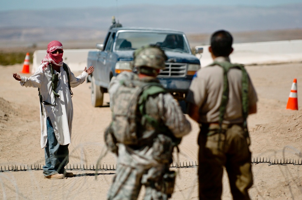 Training at Fort Irwin