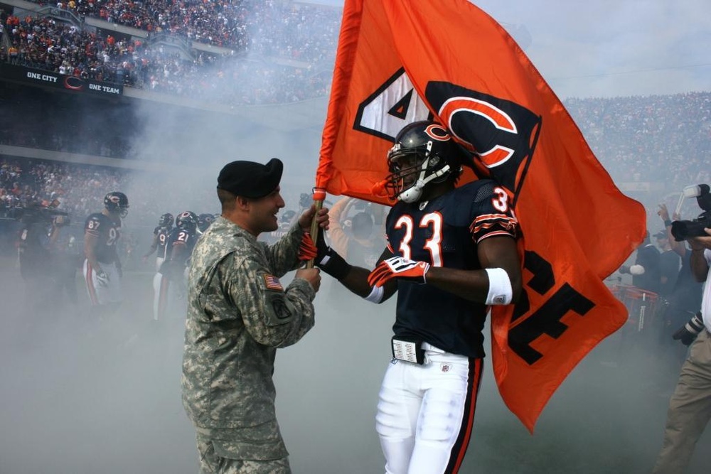 Veterans Day at Chicago Bears game