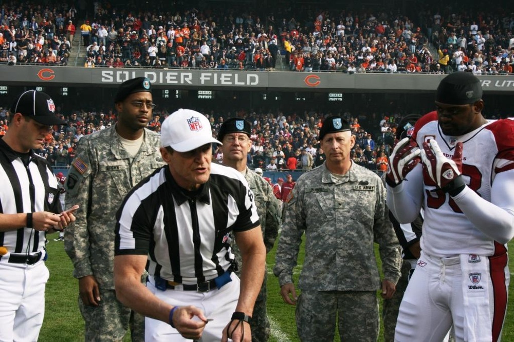 Veterans Day at Chicago Bears game