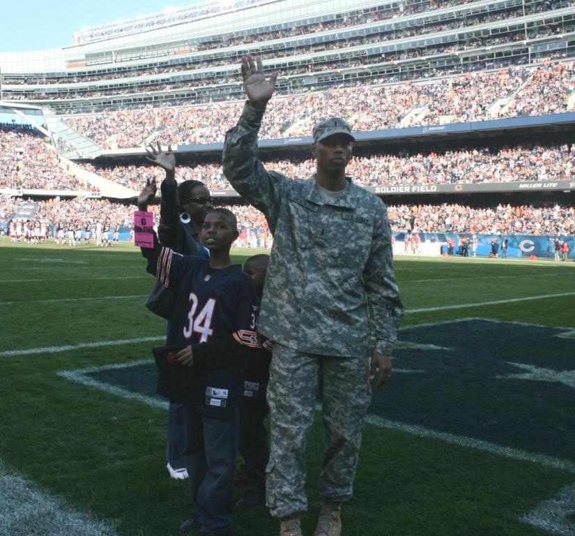 Chicago Bears Honor the Military for Veterans Day at Soldier Field