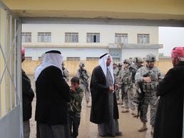 Greywolf Soldiers support school opening in northern Iraq