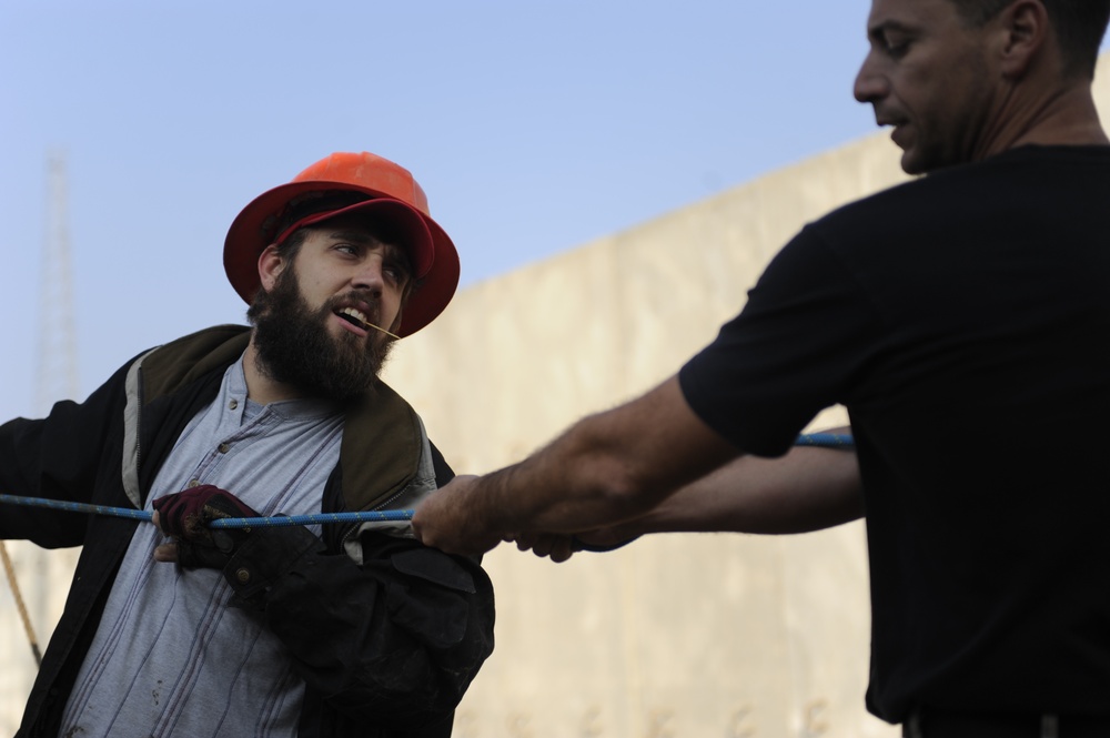 Radio antenna installation