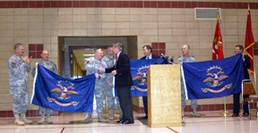 Crowd gathers to say farewell to three groups of North Dakota Soldiers