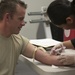 Soldier Gets Blood Drawn