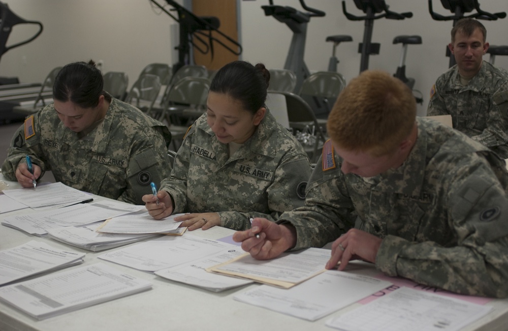 Soldiers Gets Dental Exam