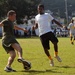 Wasp Marines Kick Start Busy Day With Soccer Match