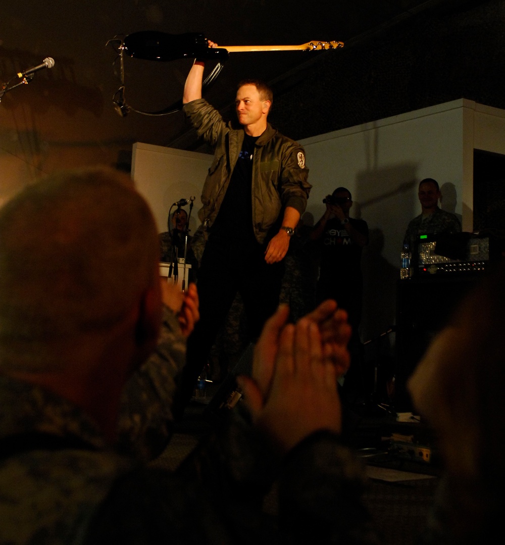 Lt. Dan Band at Bagram Airfield, Afghanistan
