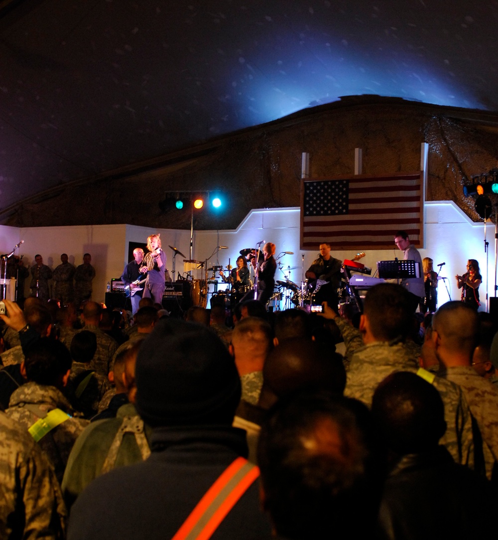 Lt. Dan Band at Bagram Airfield, Afghanistan