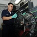 USS Nimitz personnel fitted for gas masks