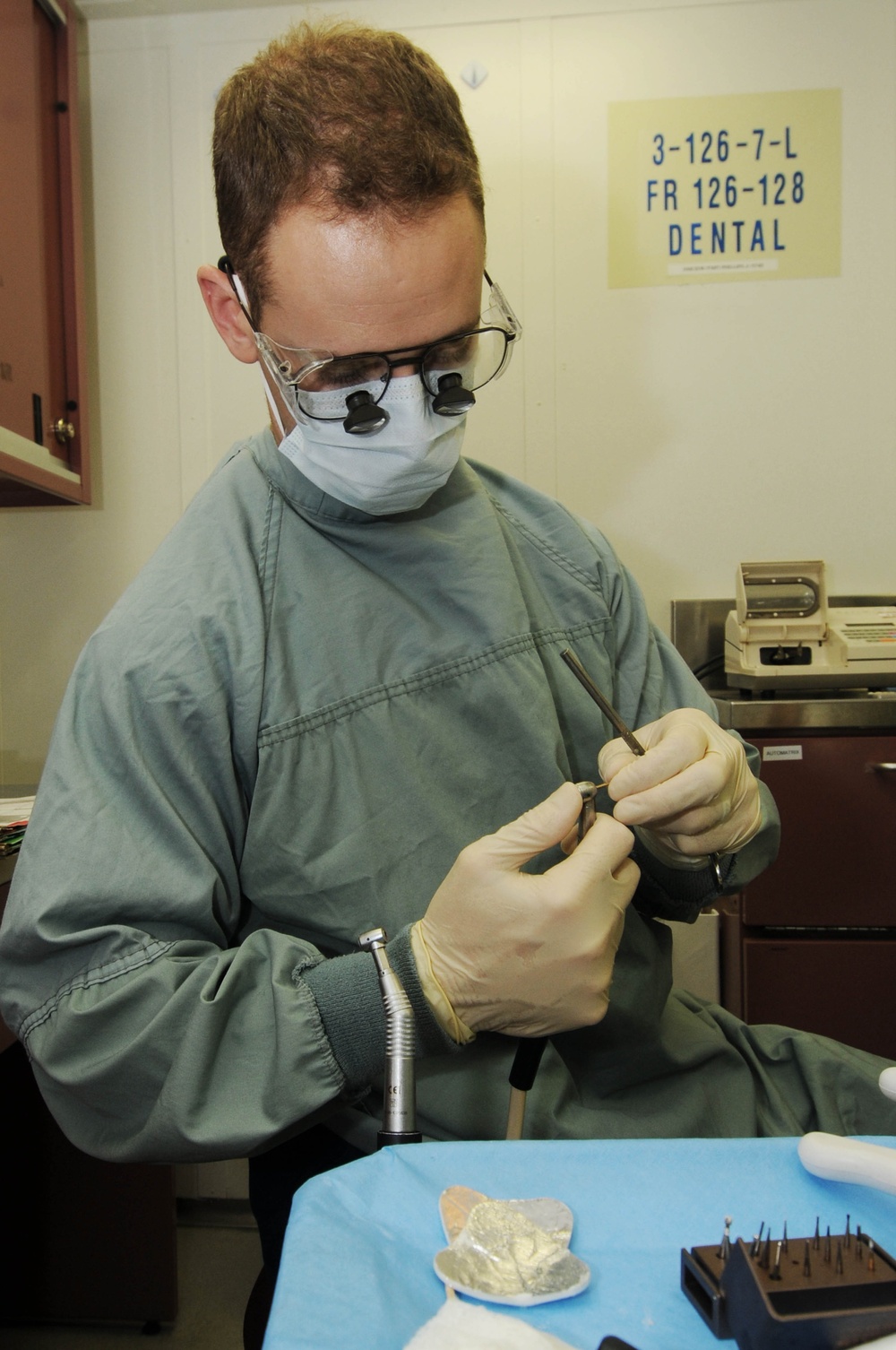 USS Nimitz personnel provide dental treatment