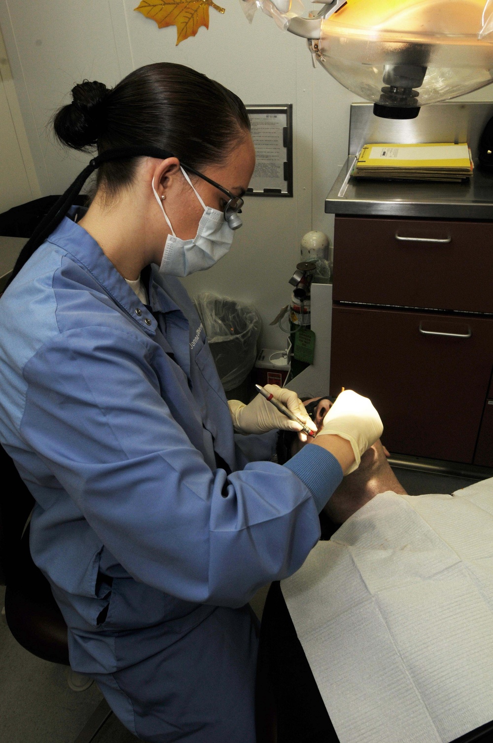 Nimitz personnel receive dental treatement