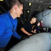 USS Nimitz move fuel drop tank