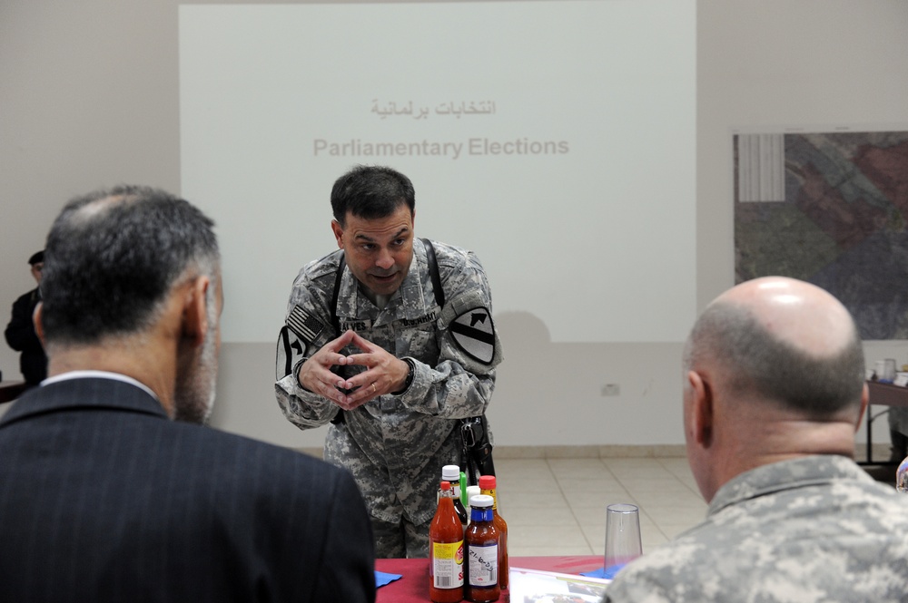 Warrior Hosts Kirkuk Security Meeting