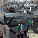 USS Nimitz personnel conduct hangar bay operations