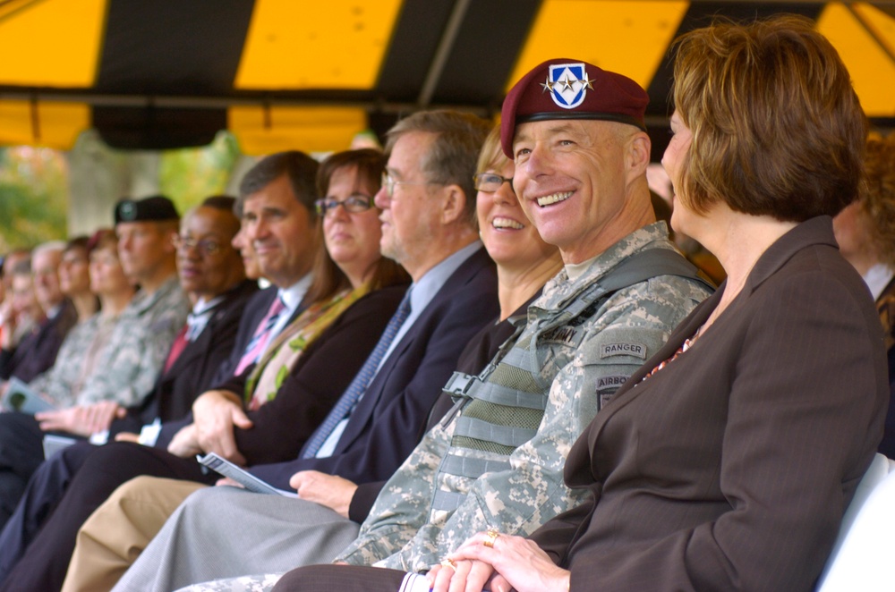 Fort Bragg holds change of command ceremony