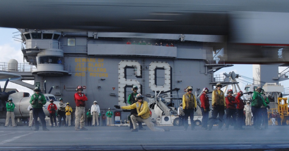 USS Dwight D. Eisenhower action